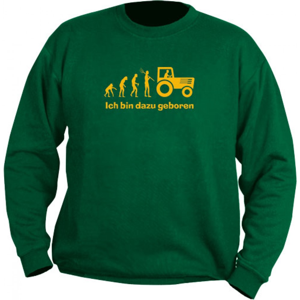 Sweat-Shirt - Motiv 1024, Größe 3XL, grün, Brust