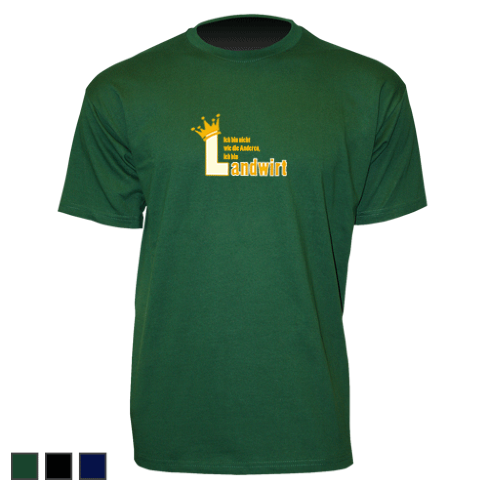 T-Shirt - Motiv 1015, Größe XXL, grün, Brust