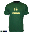 T-Shirt - Motiv 1010, Größe S, grün, Brust