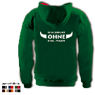 Kapuzensweater mit farbigen Innenteil - Motiv 1031
