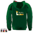 Kapuzensweater mit farbigen Innenteil - Motiv 1015