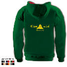 Kapuzensweater mit farbigen Innenteil - Motiv 1040