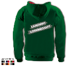 Kapuzensweater mit farbigen Innenteil - Motiv 1044