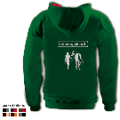 Kapuzensweater mit farbigen Innenteil - Motiv 3007