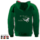 Kapuzensweater mit farbigen Innenteil - Motiv 3003