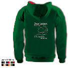 Kapuzensweater mit farbigen Innenteil - Motiv 3008