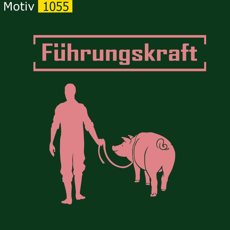 Motiv 1055 - Führungskraft Schwein